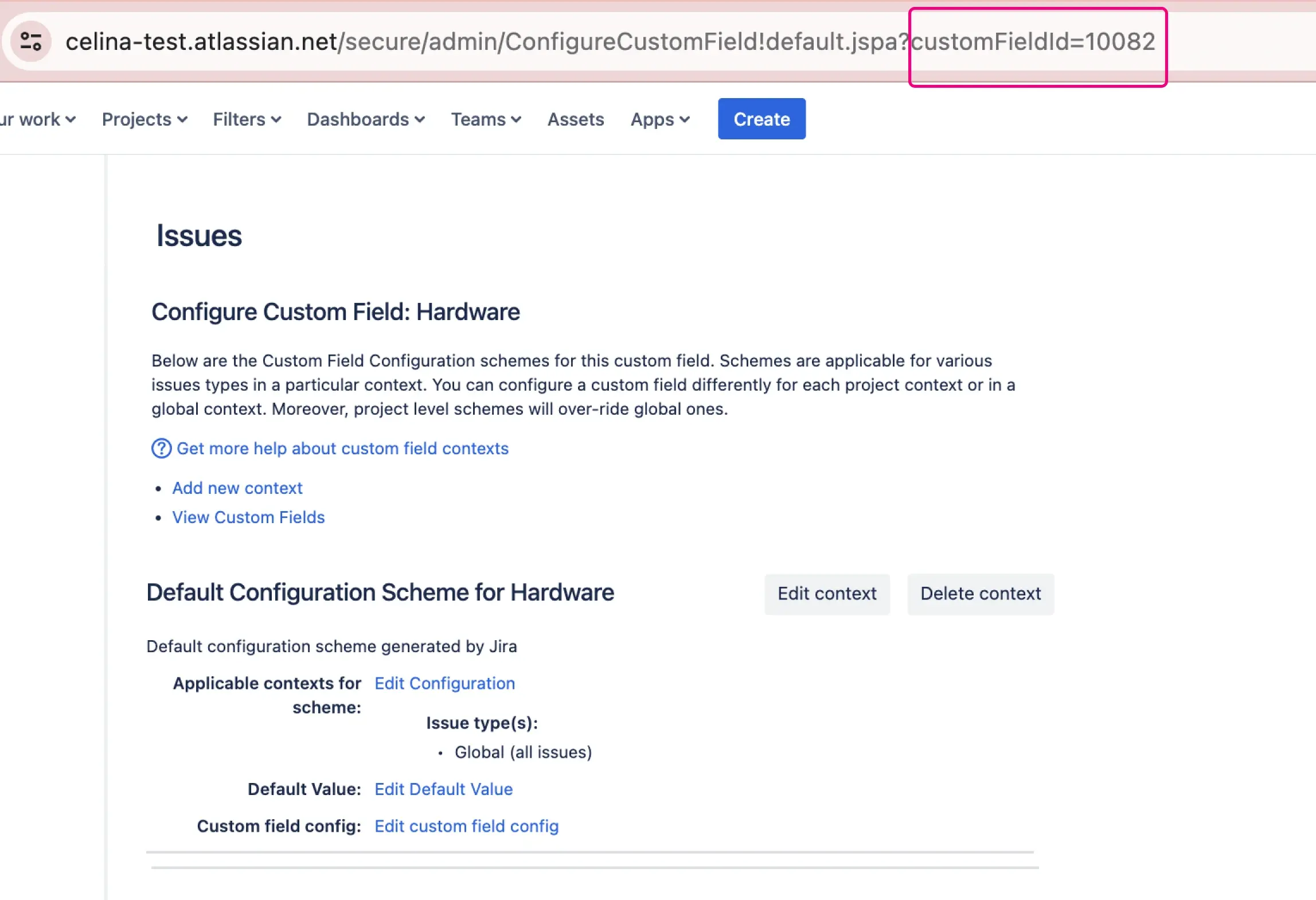 custom-field-id