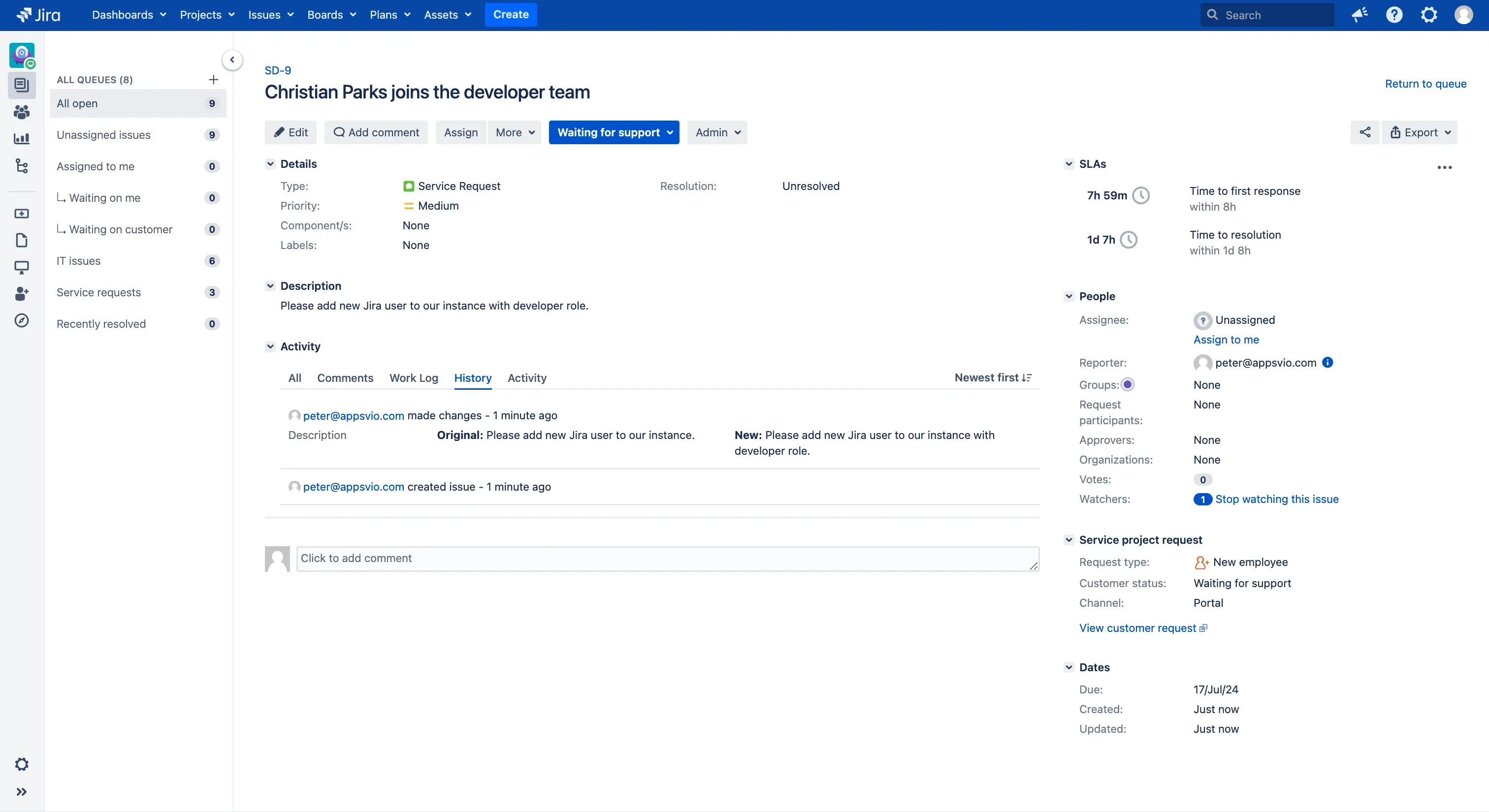 history-jira-issue