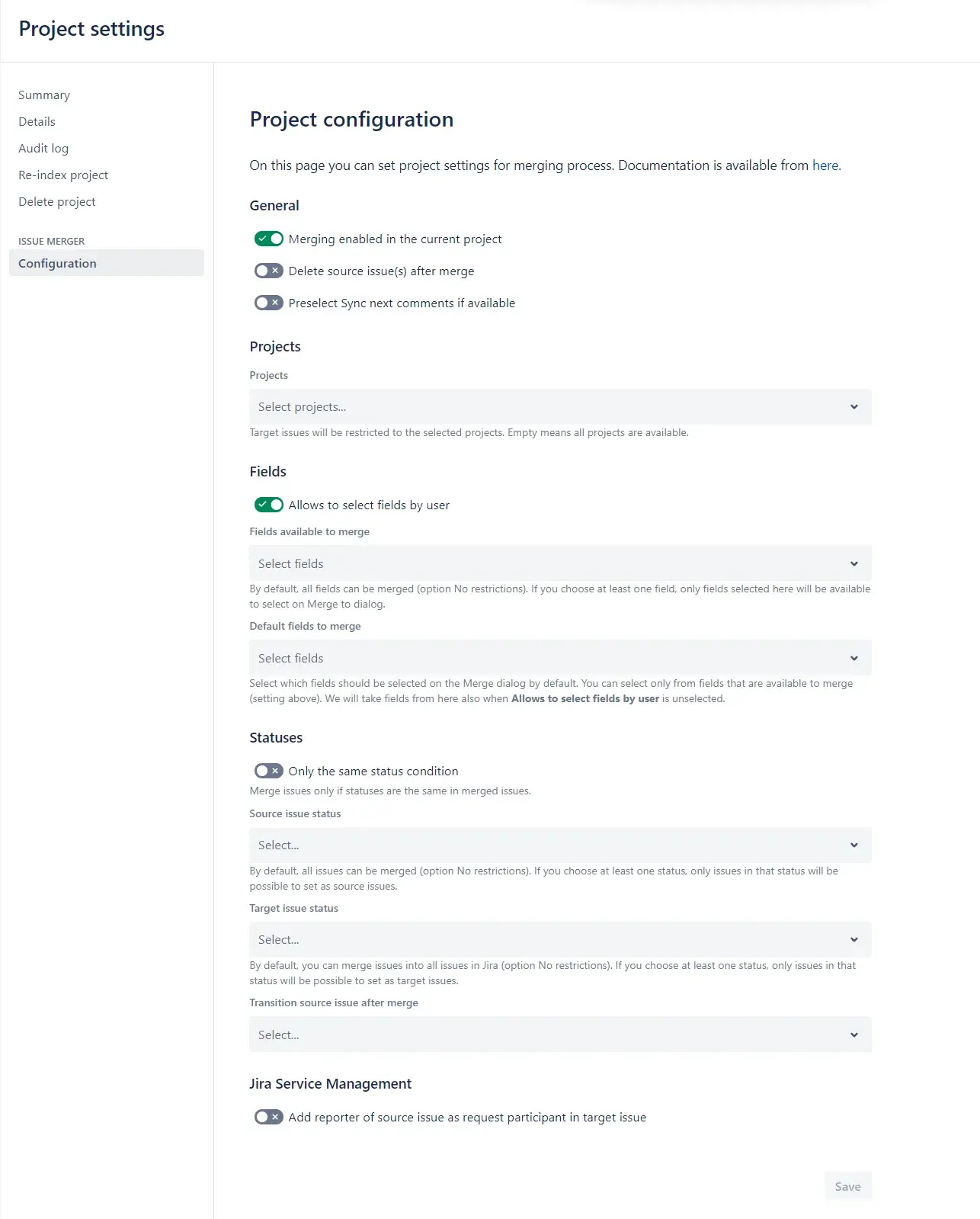 project-settings
