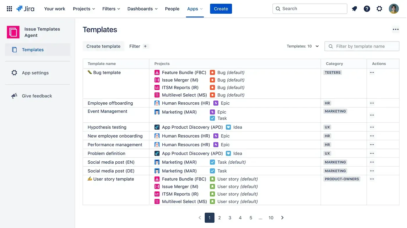 Issue Templates Repository
