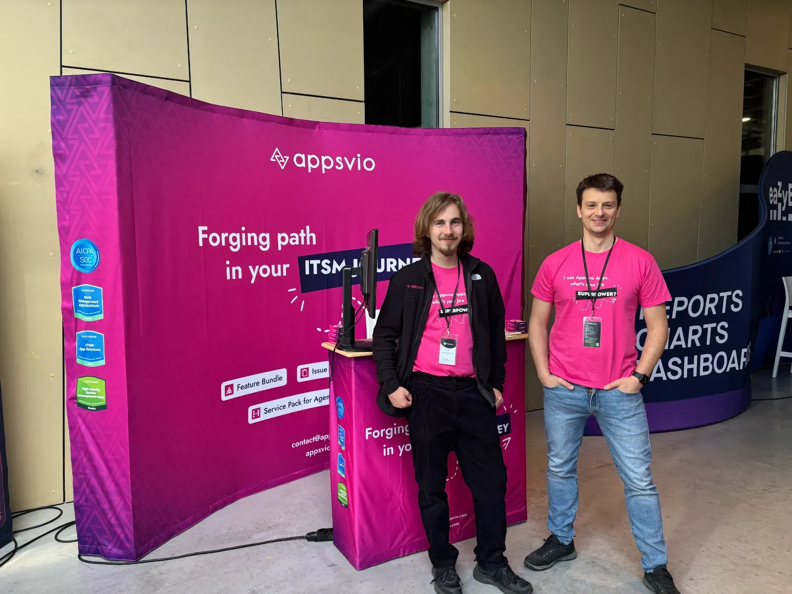 Appsvio booth at Almarise event