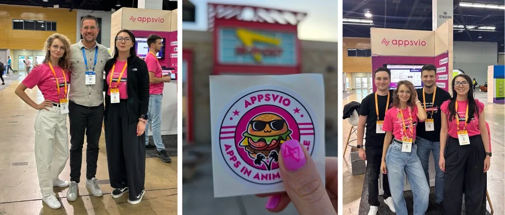 Appsvio booth staff