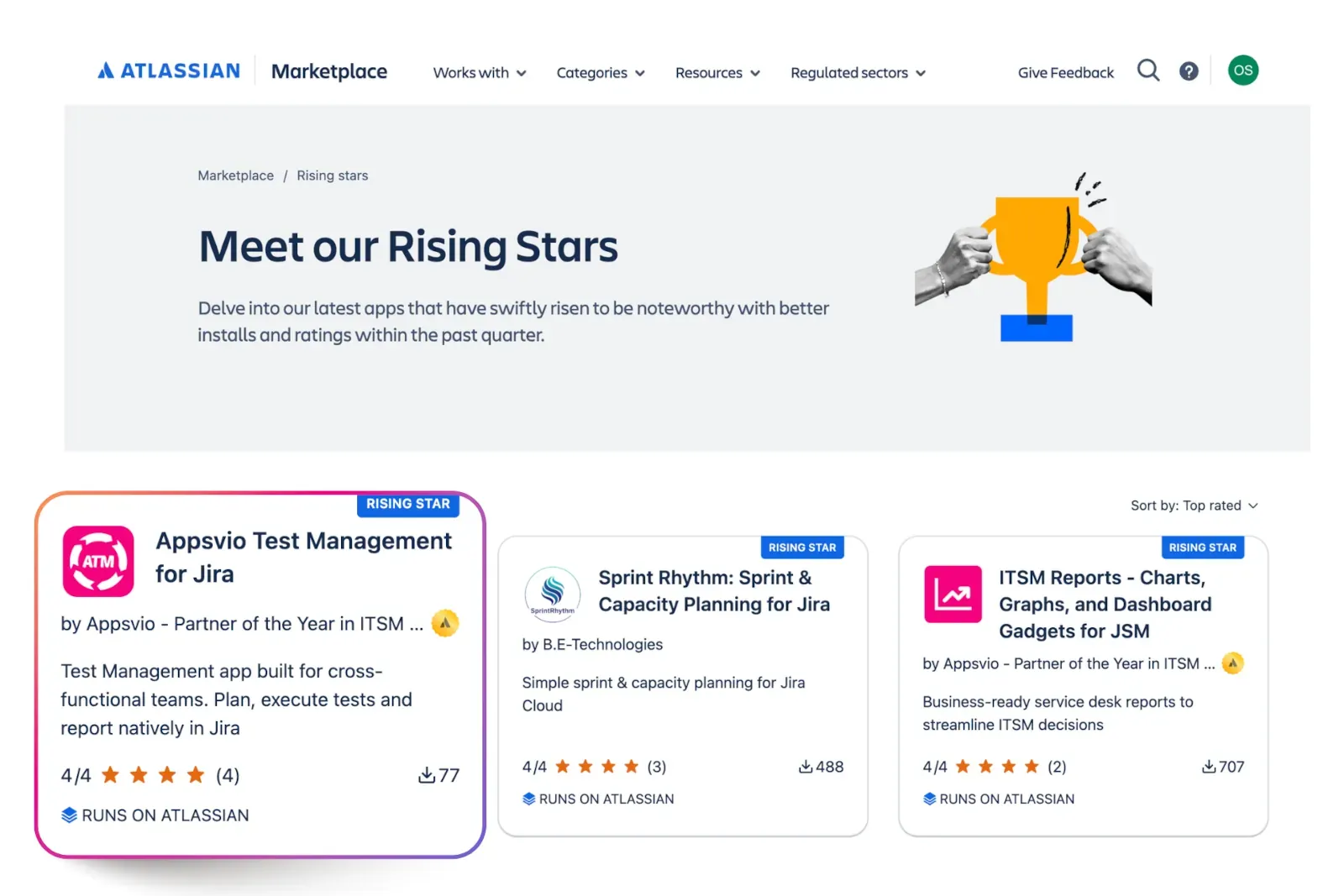 Appsvio Test Management - Rising Star in Jira Testing
