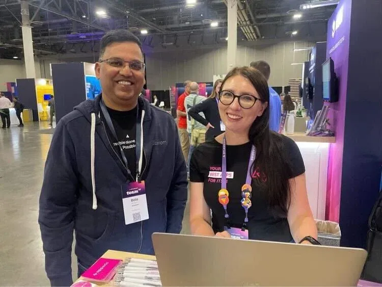 Bala Venkatrao at Appsvio booth