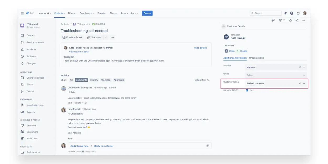 Customer Score Feature
