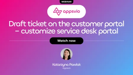Draft ticket on the Jira customer portal – customize service desk portal - Webinar Preview