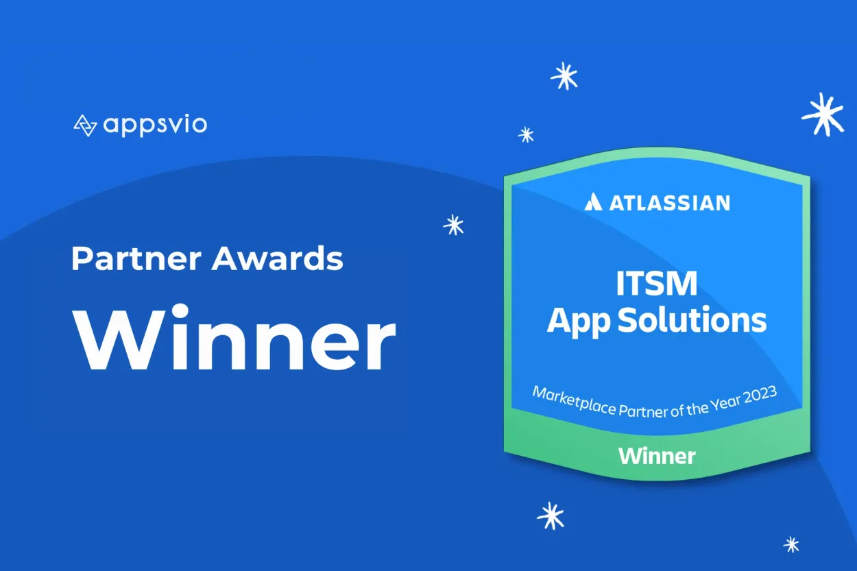 Cover for Appsvio Receives Atlassian Partner of the Year 2023: ITSM App Solution
