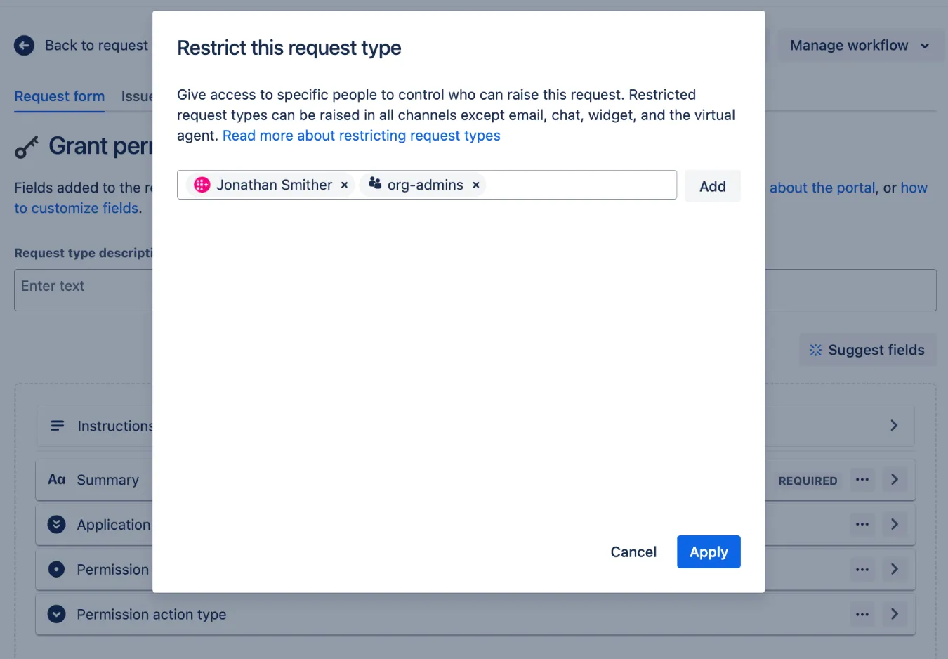 Request Restrictions