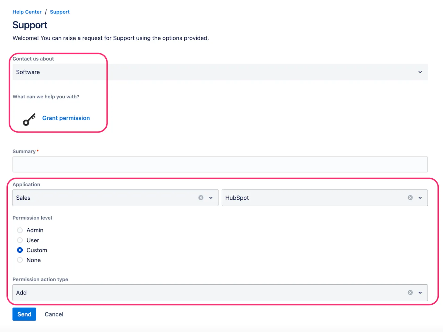 Service Desk Portal Structure