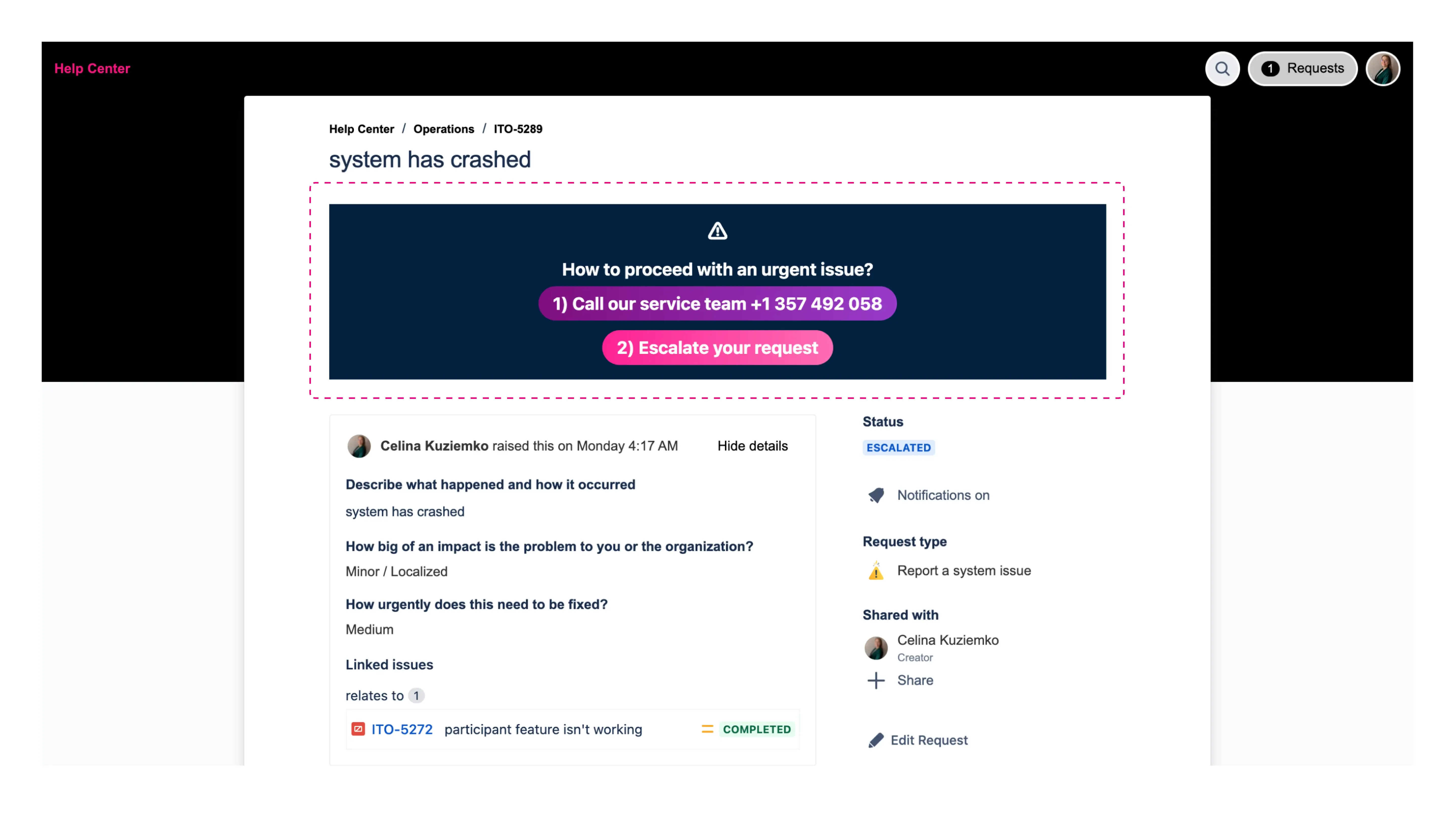 Portal with Feature Bundle