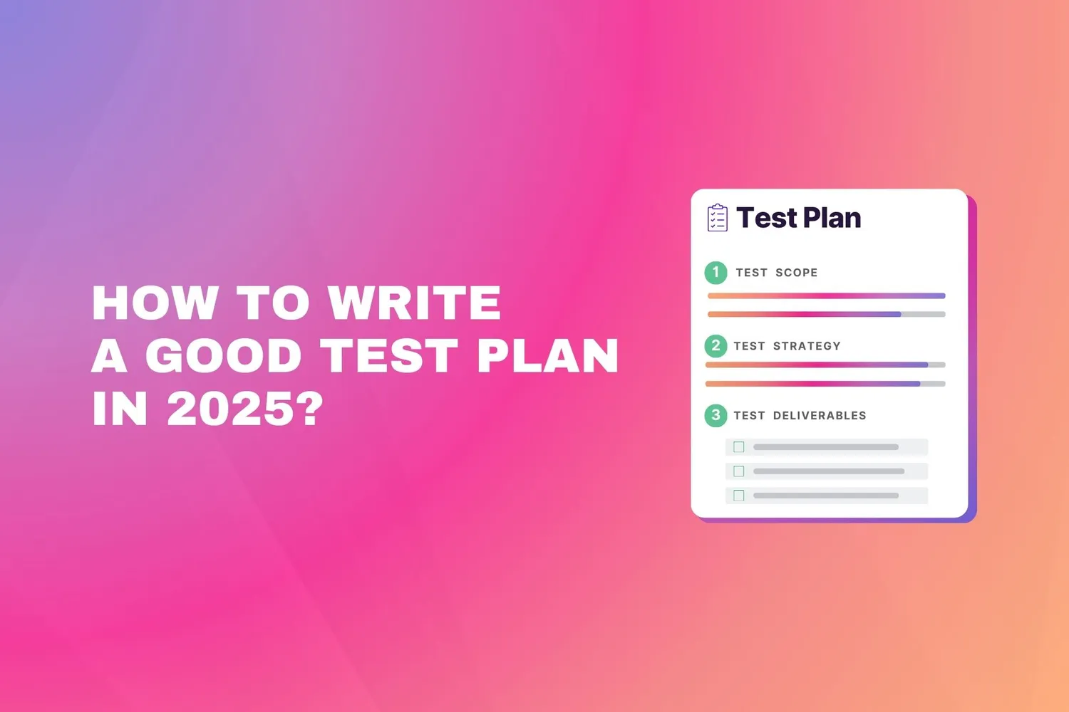 Cover for How to Write a Test Plan in 2026?