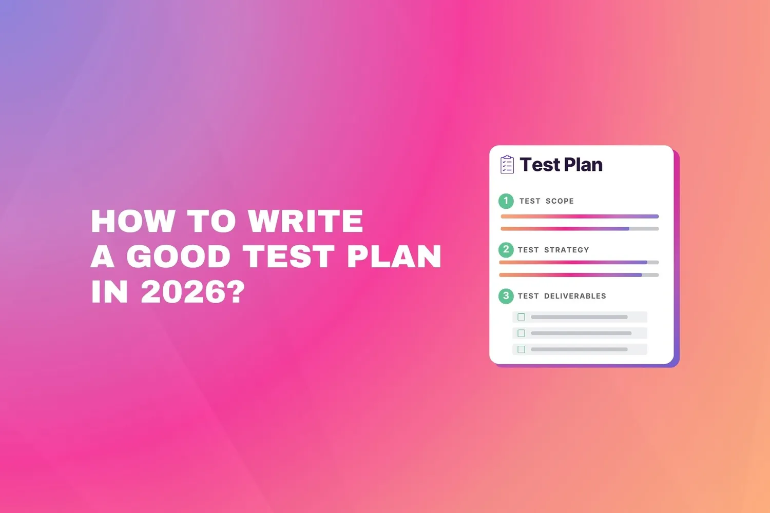 Cover for How to Write a Test Plan: Steps, Example & How to Run It in Jira