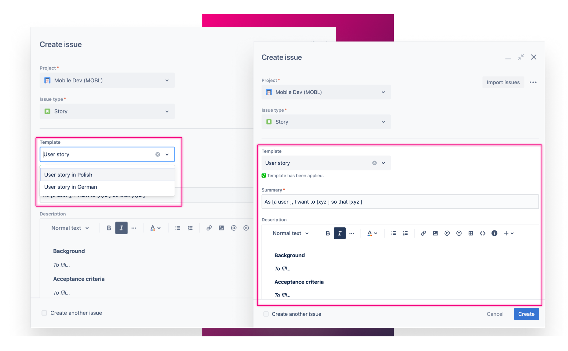 Jira Template For Issues at viishaneblog Blog