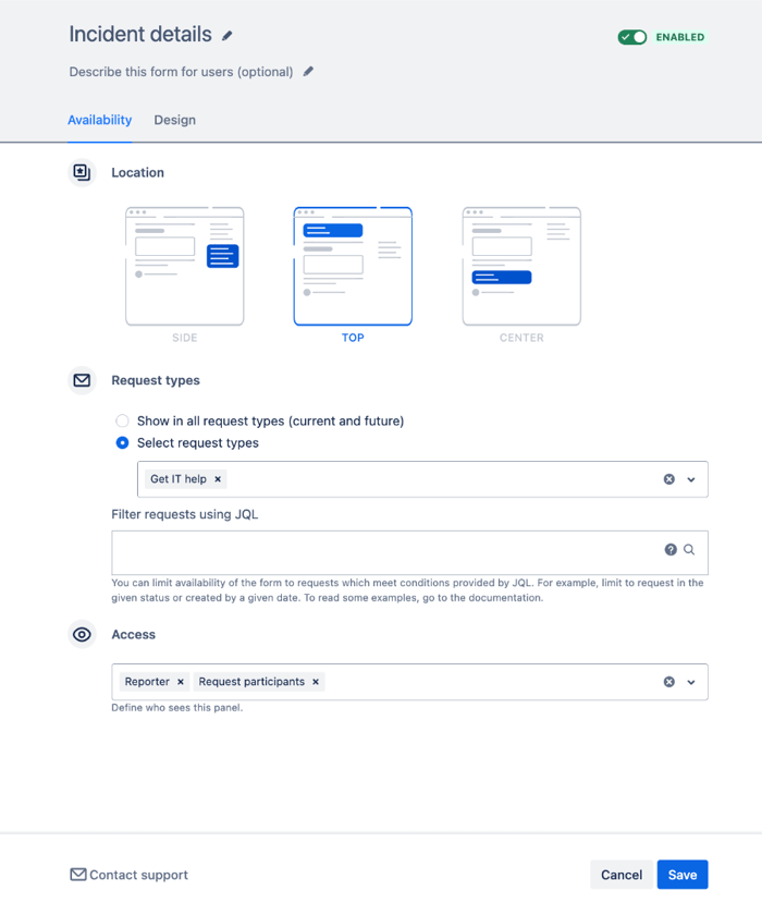 feature bundle for jira service management