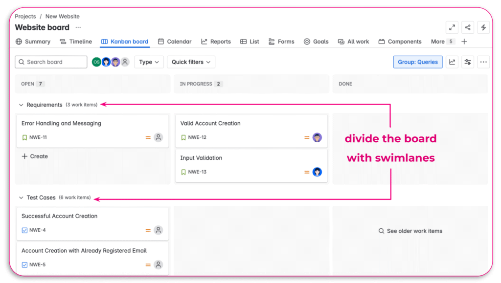 How to organize tests in Jira