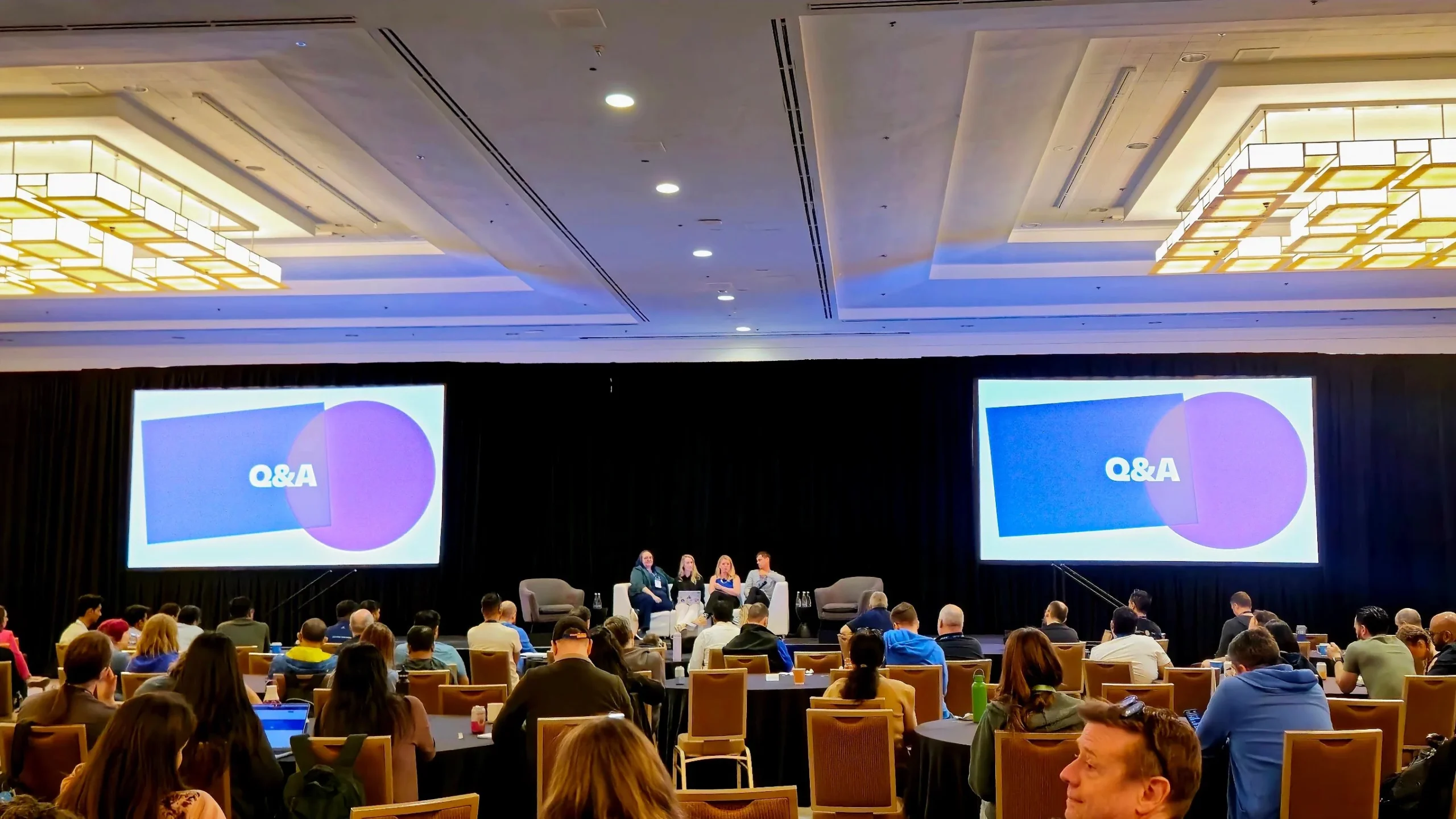 It was an amazing opportunity for us to participate in the Q&A session!